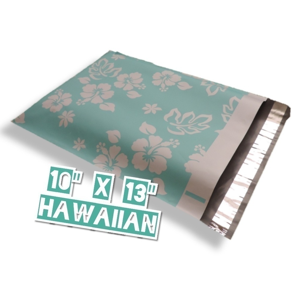 100 Hawaiian Poly Mailers 10x13 - Picture 3 of 4